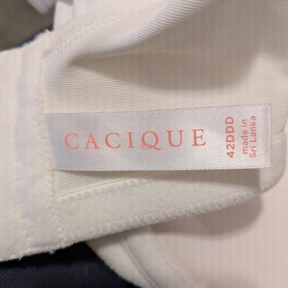 Cacique Lane Bryant 42DDD boost plunge bra like new - Picture 7 of 8